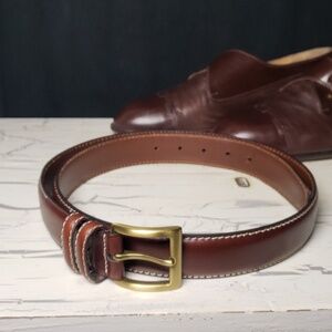 Jos. A. Bank Italian Leather Belt in Dark Brown - Men's size 38